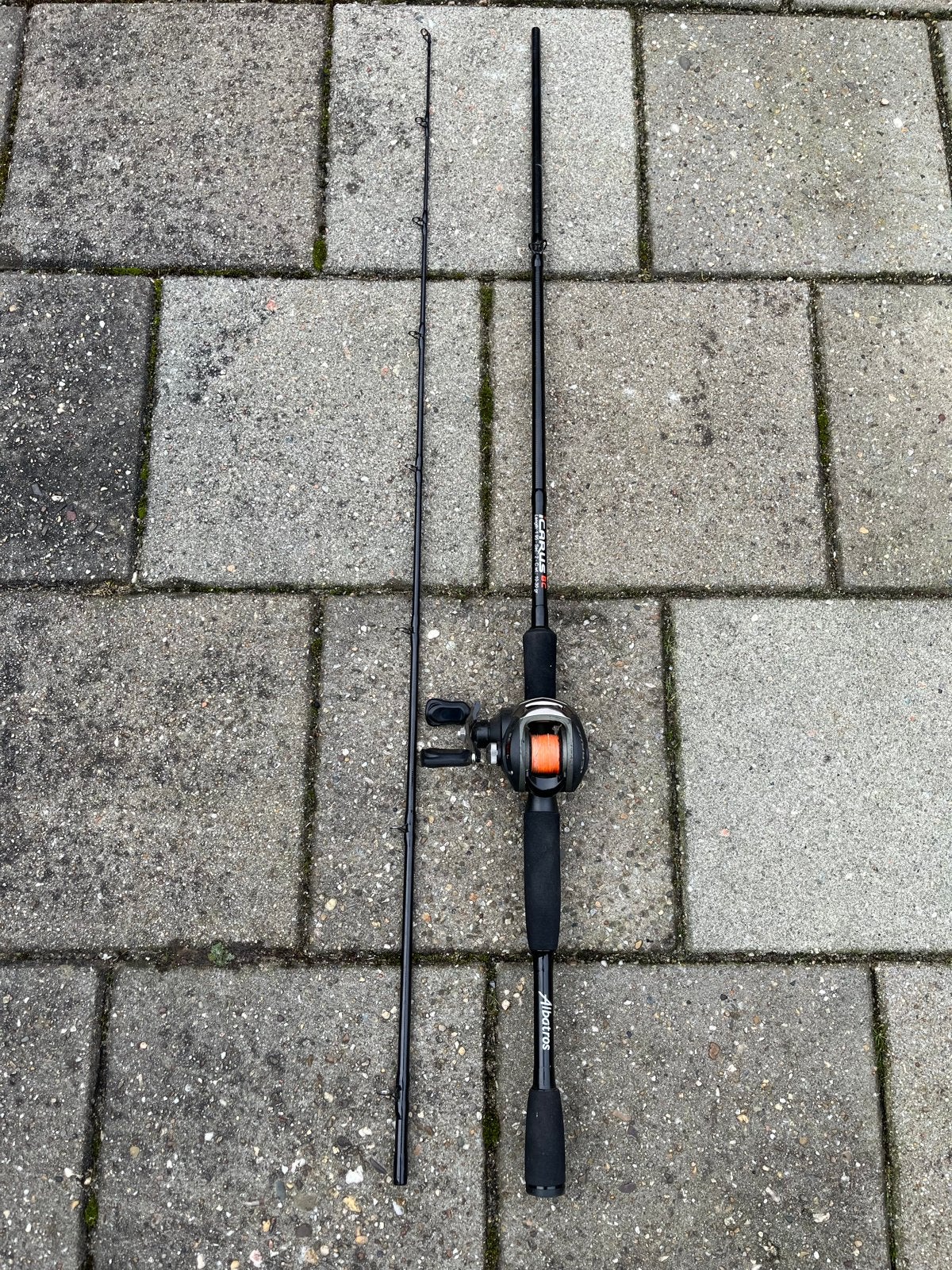 Albatros Icarus BC Baitcaster Hengel 1.95m 10-30gr, Watersport en Boten, Ophalen, Gebruikt, Werphengel