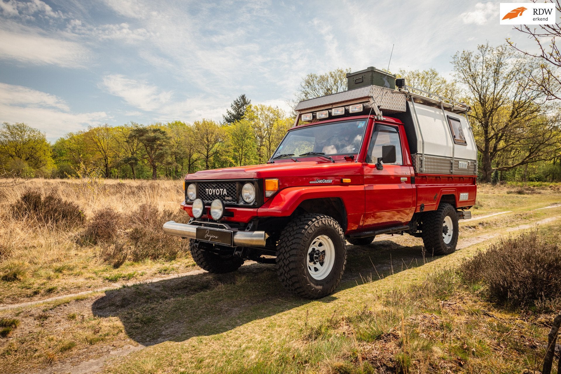 Toyota Land Cruiser BJ75 3.4 3B Diesel 4x4 Expedition Camper, Auto's, 2745 kg, 4 cilinders, Vierwielaandrijving, SUV of Terreinwagen
