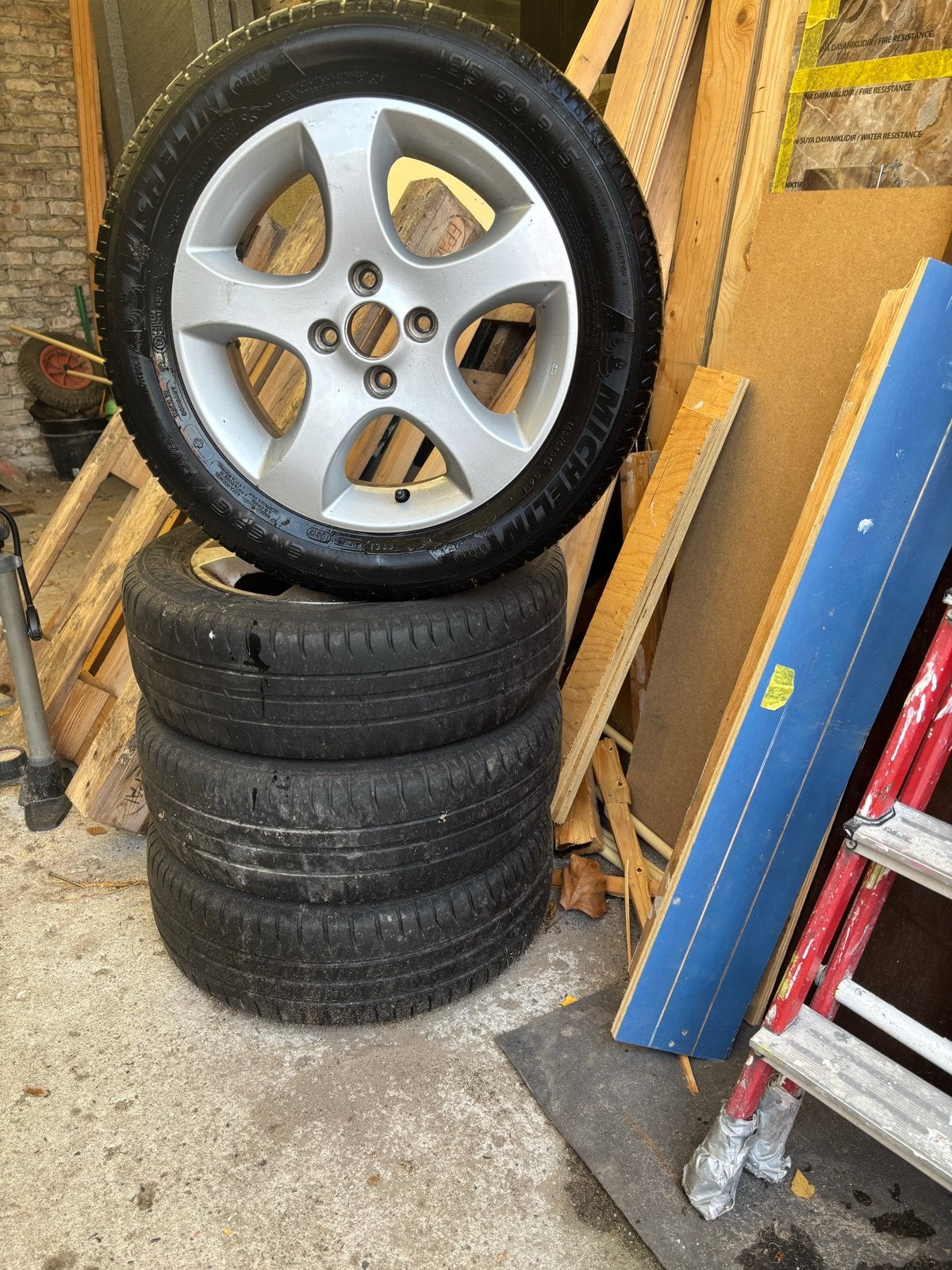 Set velgen met banden voor Suzuki Swift, Ophalen of Verzenden, Gebruikt