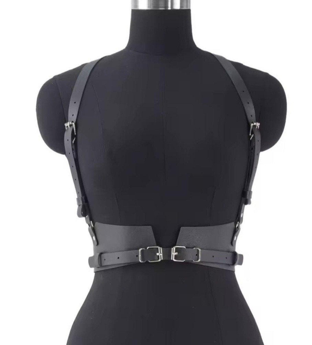Mooie Leren Harnas Ceintuur, Kleding | Dames, Verzenden, Nieuw, Zwart, Tailleriem