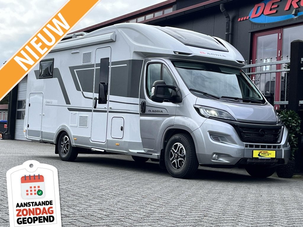 Adria Coral Plus 670 SC - 23.000 KORTING -QUEENSBED - AUT., Automaat, Standaard zit, Fiat, Bedrijf