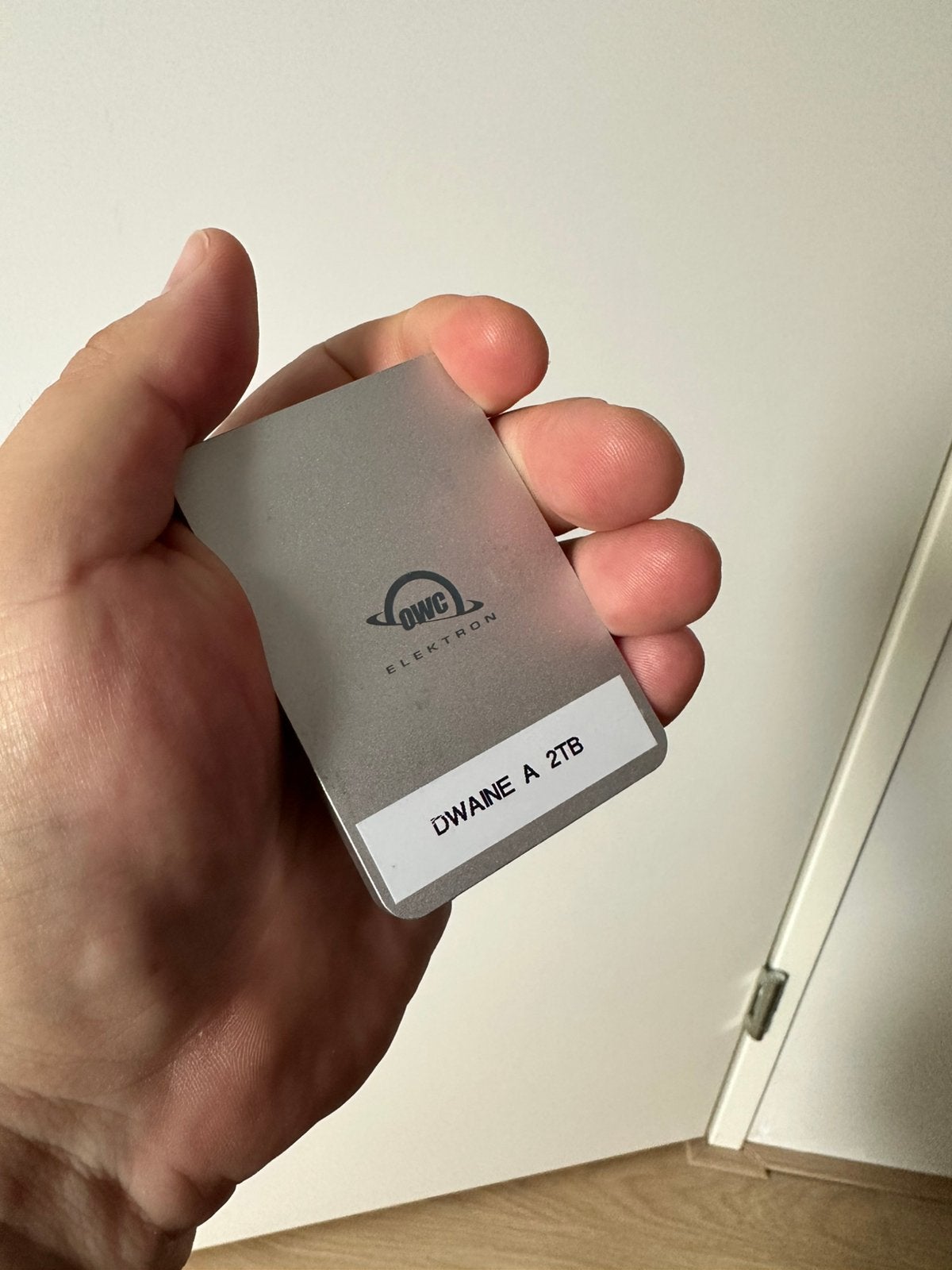OWC Envoy Pro Elektron 2TB, Computers en Software, Harde schijven, Ophalen, Zo goed als nieuw, Desktop, USB