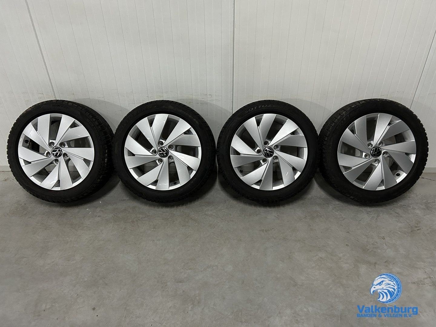 6,5mm! Originele VW Golf 8 5H Belmont 17 inch velgen 5x112 w, Gebruikt, -, -, Banden en Velgen