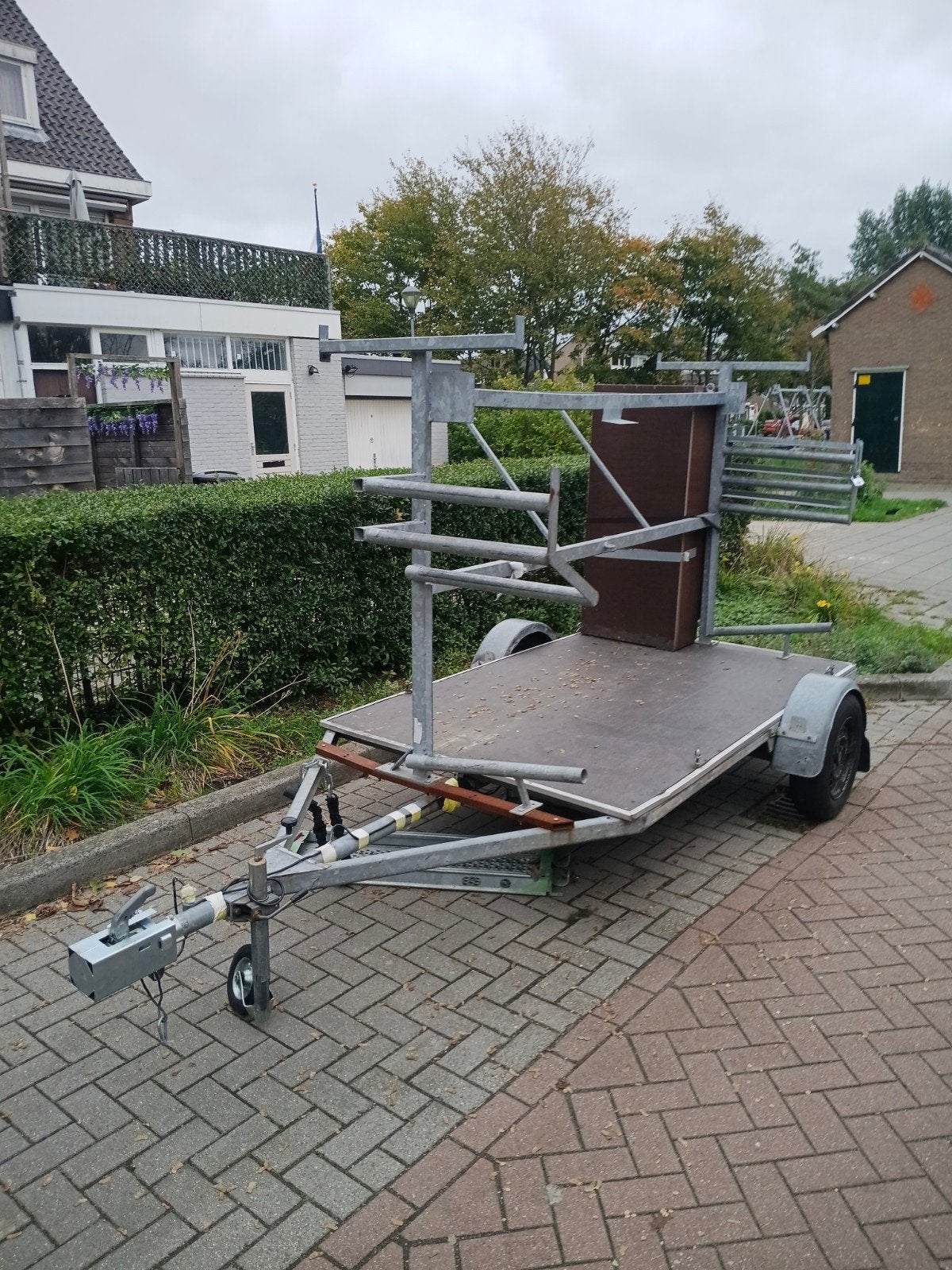 Rolsteiger 8.20m werkhoogte, compleet met wielen,ook ladders, Ophalen of Verzenden, Zo goed als nieuw, Rolsteiger of Kamersteiger