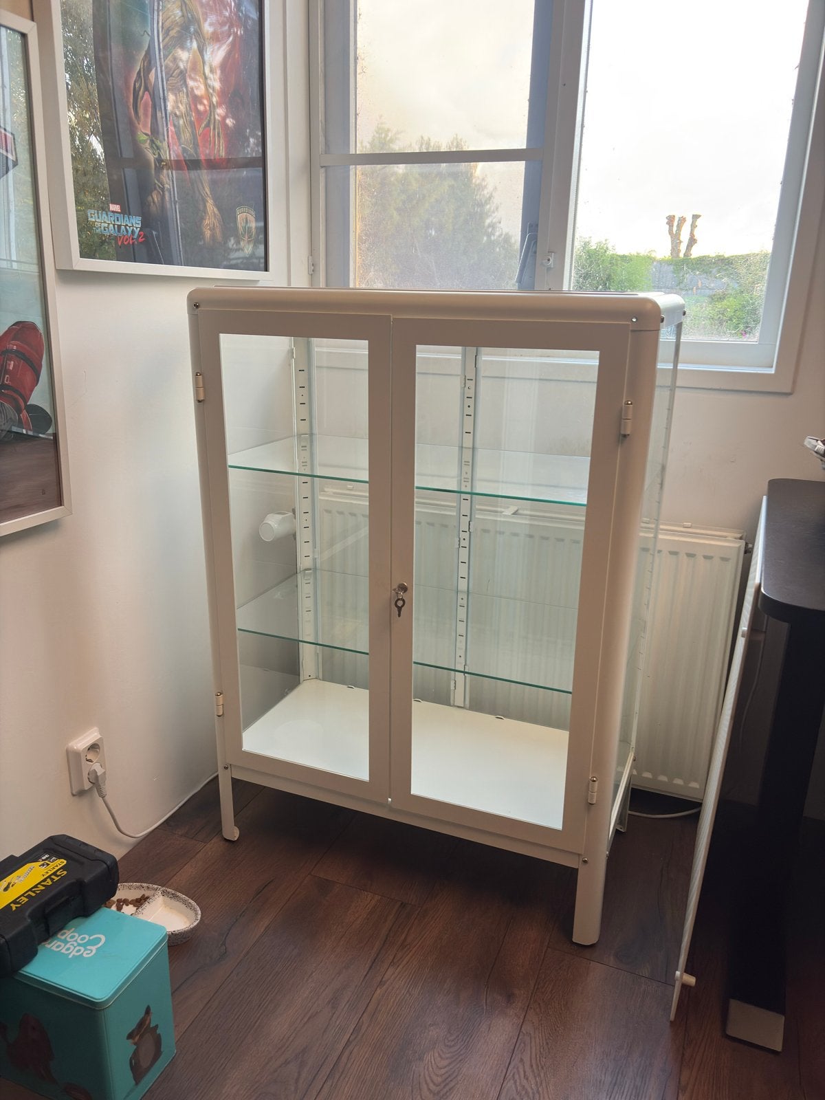 IKEA Fabrikör vitrinekast - Ideaal voor plantenstekjes, Huis en Inrichting, Ophalen, 50 tot 100 cm, Zo goed als nieuw, Metaal