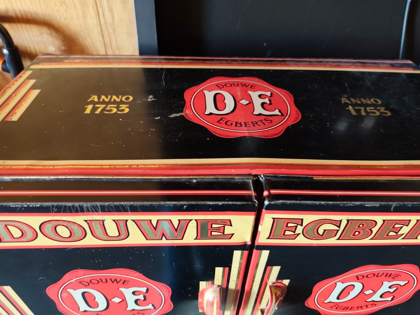 Vintage Douwe Egberts Koffie & Thee Blik, Ophalen