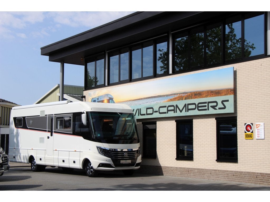 Niesmann+Bischoff Flair 920 EK - 204PK AUT - E&P - V, Caravans en Kamperen, Campers, Niesmann+Bischoff, Buitenlamp, 9 tot 10 meter
