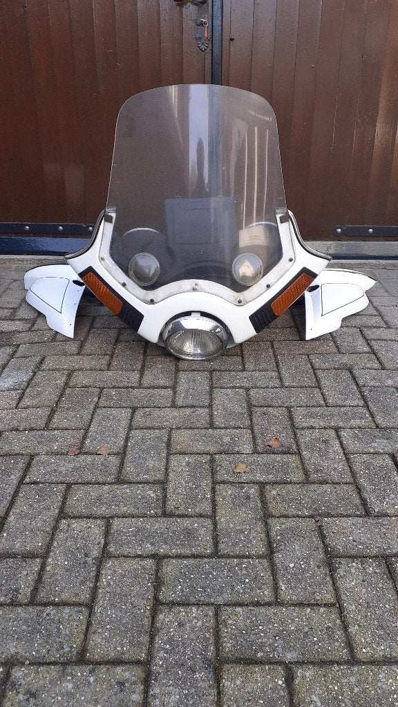 Vetterkuip met kofferset, topkoffer etc. Vintage, Motoren, Ophalen, Gebruikt