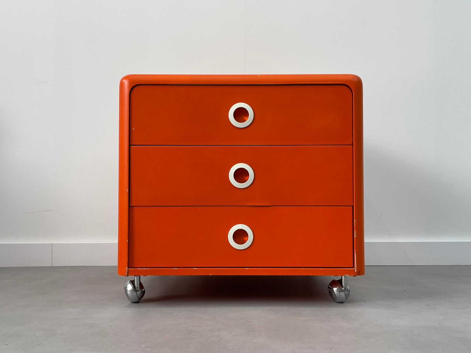 Vintage Space Age Ladekast 70s Horn Collection, Ophalen, 50 tot 100 cm, Zo goed als nieuw, Minder dan 100 cm