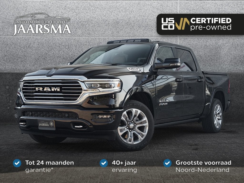 Dodge Ram 1500 Limited Longhorn 5.7L V8 4x4 Crew Cab |1e eig, Auto's, Dodge, Automaat, Gebruikt, 5654 cc, 402 pk
