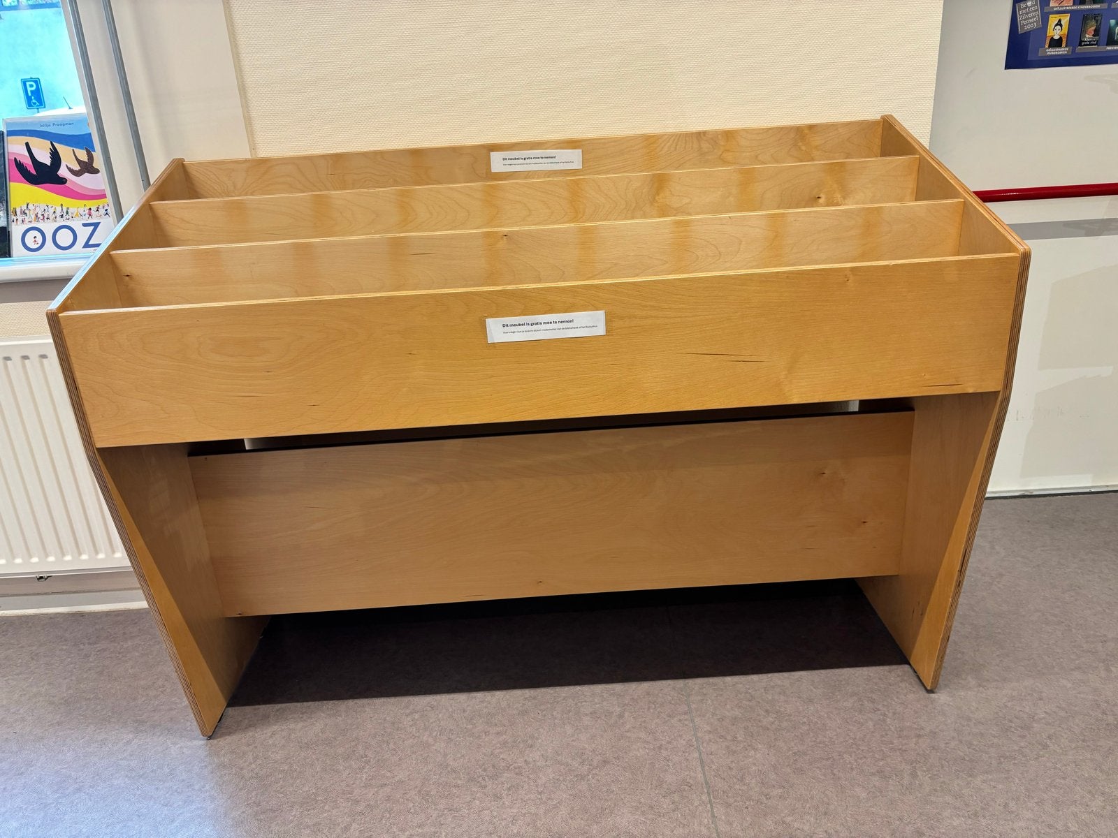 Houten DVD/CD Rek - Multifunctioneel Opbergmeubel, Ophalen, Gebruikt, Dvd's, 150 discs of meer