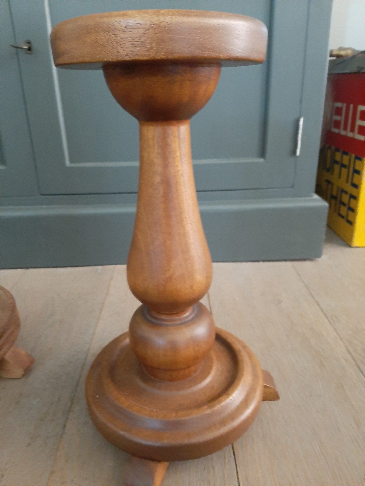 houten plantentafeltje / kandelaar, Ophalen of Verzenden