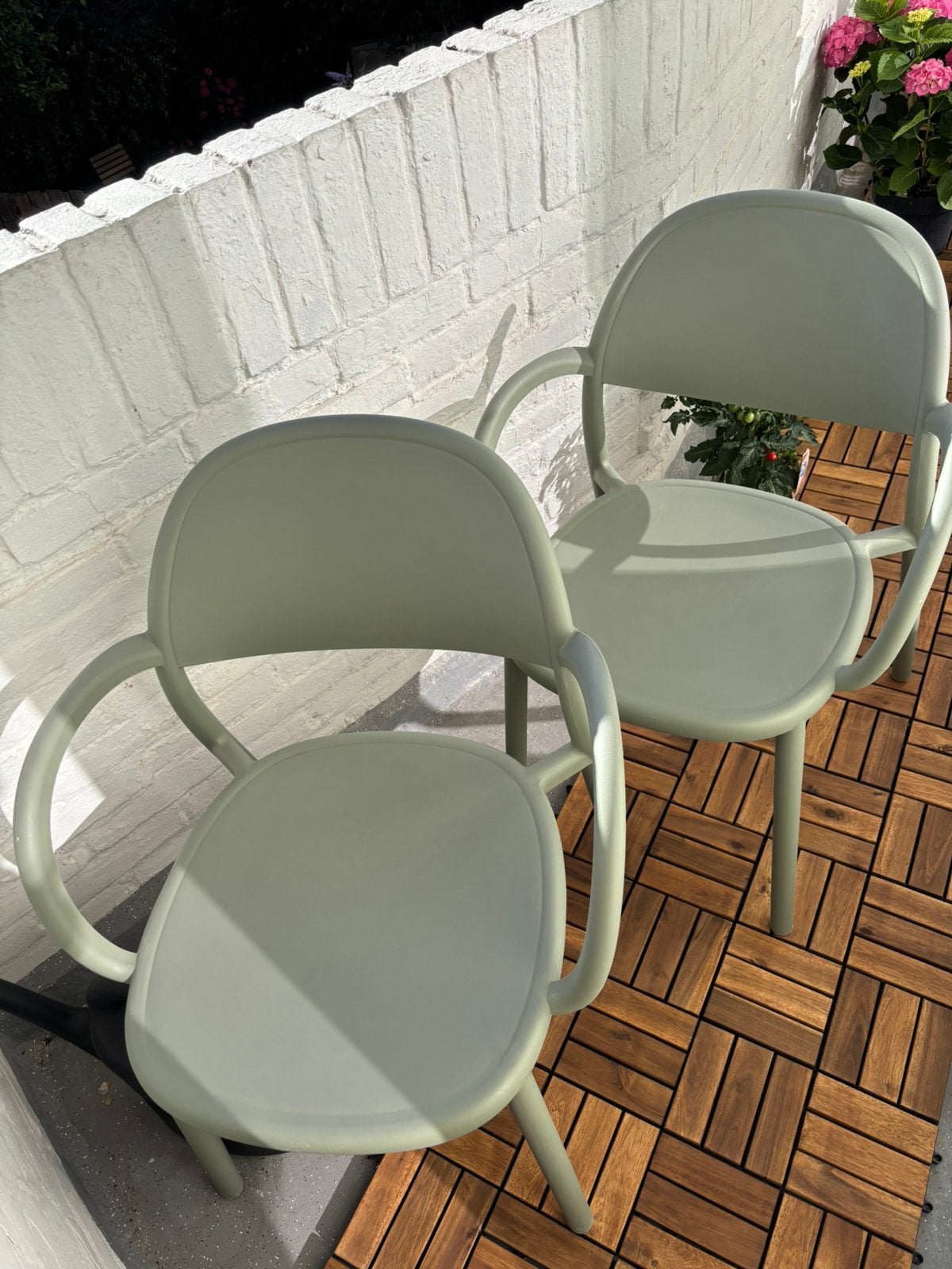 2 tuinstoelen Kwantum, Ophalen, Zo goed als nieuw