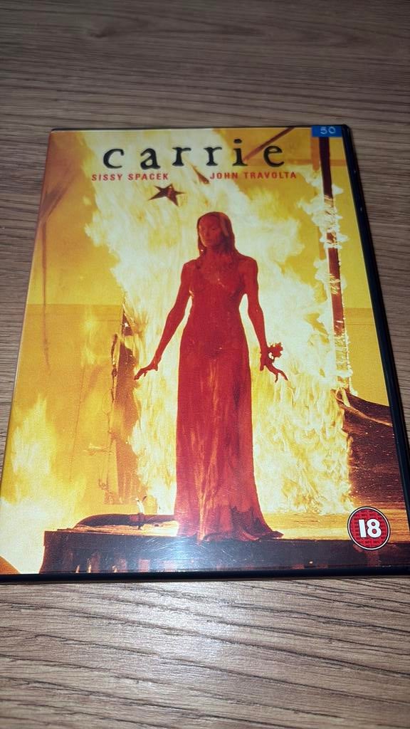 Carrie met Sissy Spacek en John Travolta van Brian De Palma., Cd's en Dvd's, Dvd's | Horror, Zo goed als nieuw, Overige genres