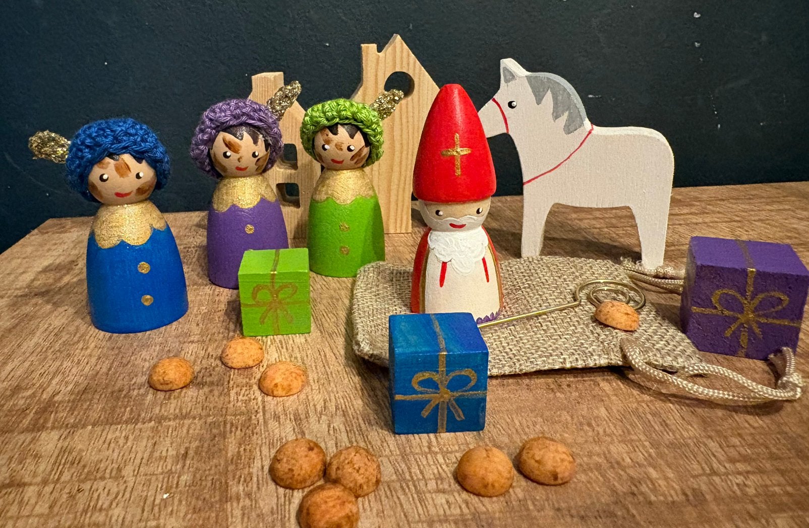 Sinterklaas peg dolls, Diversen, Ophalen of Verzenden, Nieuw