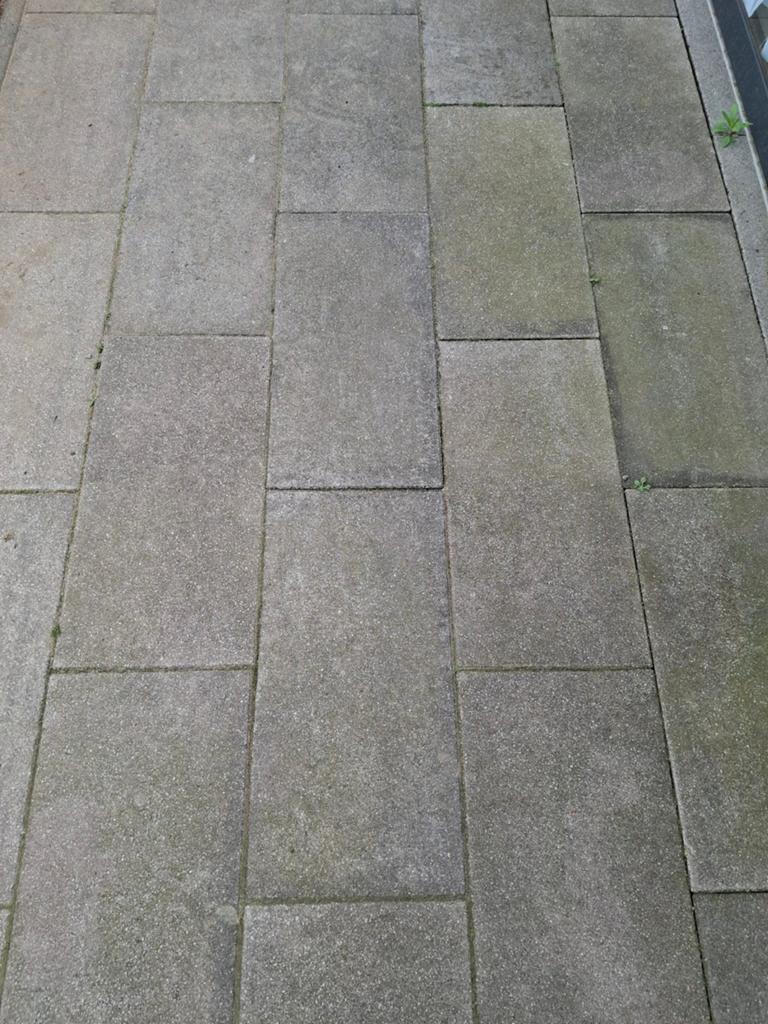 Gratis tegels +- 74m2, Ophalen of Verzenden, Gebruikt, Beton, Terrastegels