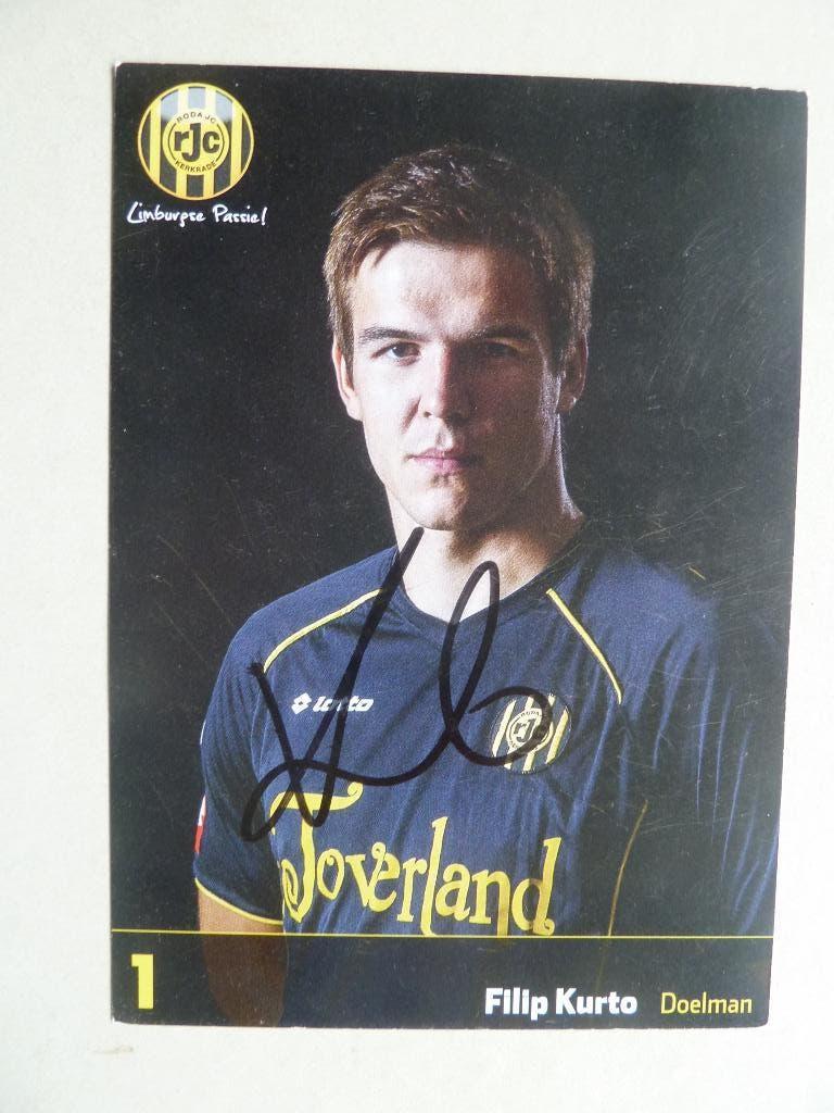 Spelerskaart. Filip.Kurto  Roda JC. 2013/2014, Verzamelen, Ophalen of Verzenden, Zo goed als nieuw, Roda JC, Spelerskaart