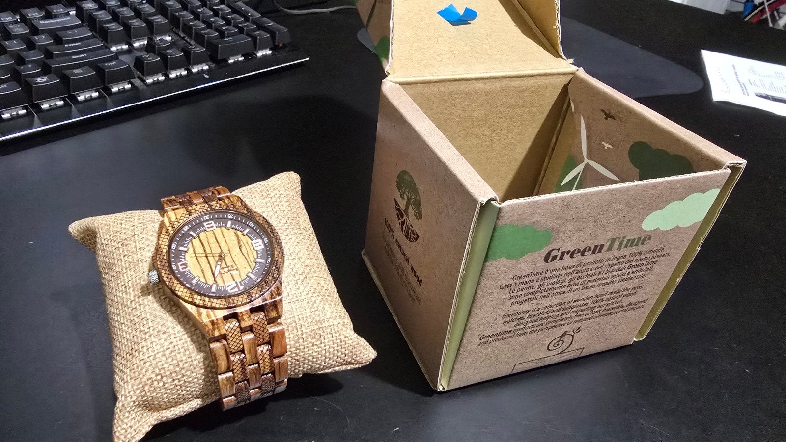 GreenTime Woodwatch, Ophalen of Verzenden, Nieuw, Leer, Overige merken