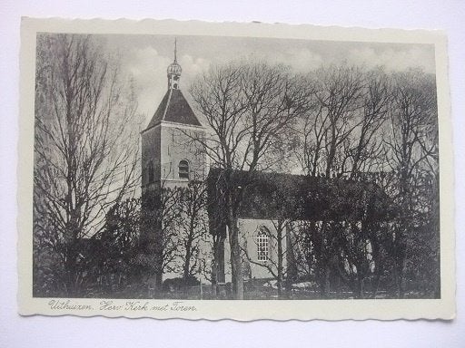P327 Uithuizen - Hervormde kerk, Verzenden, 1920 tot 1940, Ongelopen, Groningen