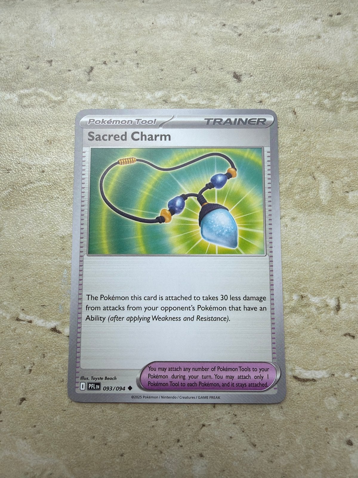 Pokémon TCG: Sacred Charm Trainer Kaart 093/094, Ophalen, Nieuw, Losse kaart
