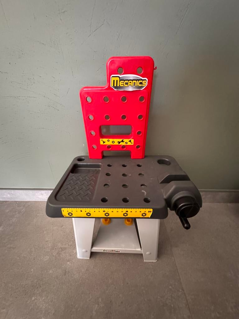 écoiffier Mecanics werkbank, Ophalen, Gebruikt