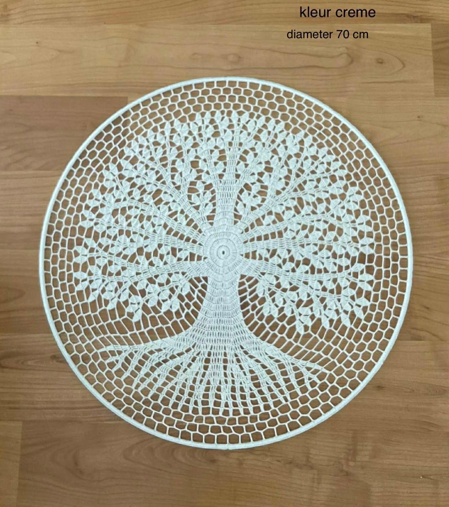 Mooie handgemaakte levensboom mandala, diameter 70 cm, Ophalen, Nieuw, Handgemaakt, Decoratieobject