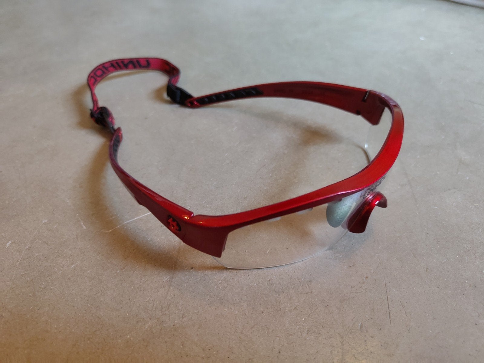 Unihoc floorball bril, Ophalen of Verzenden, Gebruikt