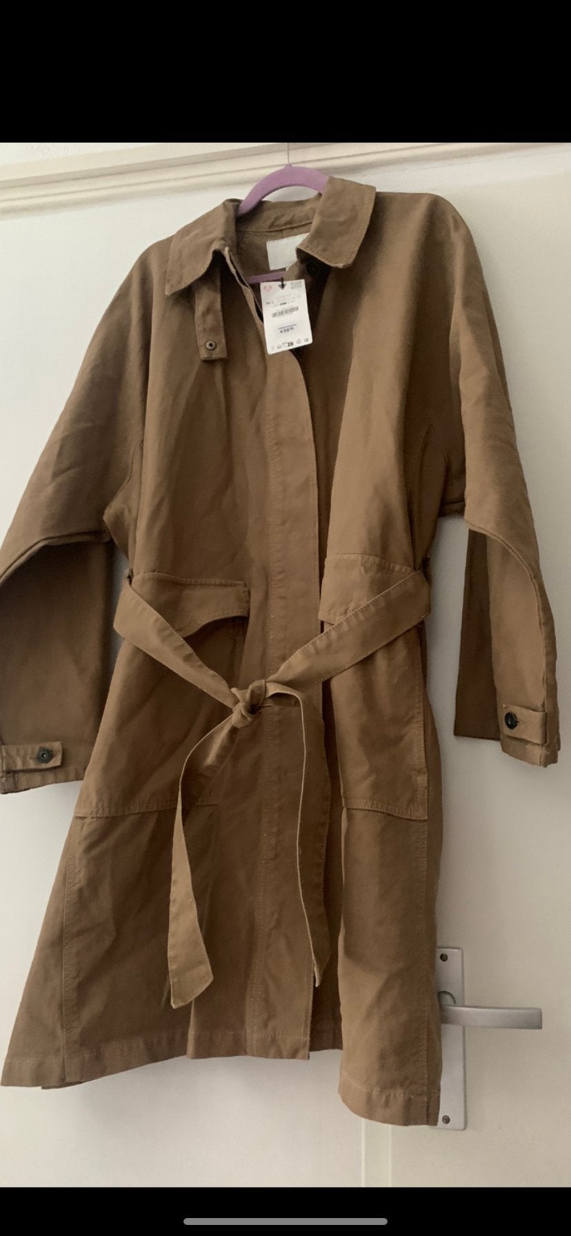 Zara jas maat M/L (valt als XL), Ophalen of Verzenden, Nieuw, Maat 46/48 (XL) of groter, Bruin