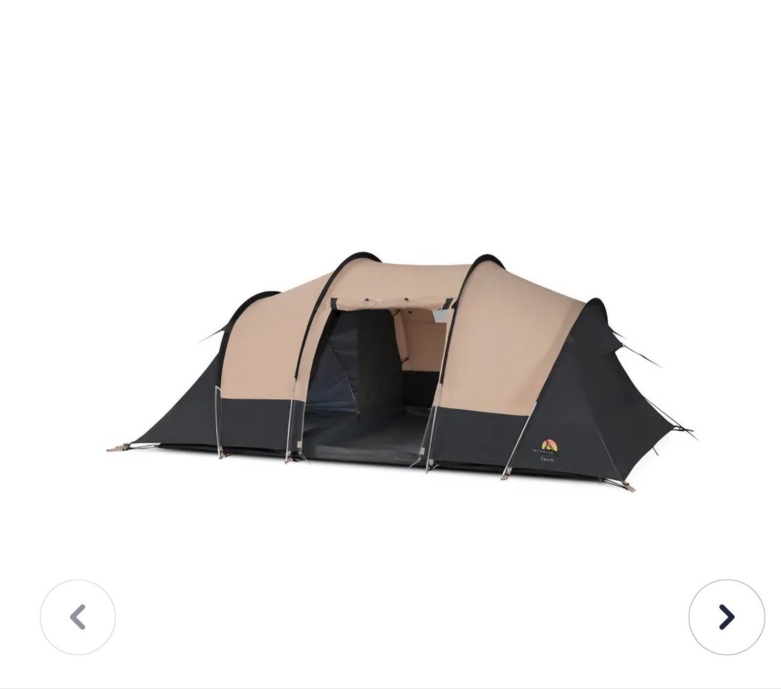 Safarica Chicco 2 TC vis-à-vis tent beige/antraciet, Caravans en Kamperen, Tenten, Ophalen, Zo goed als nieuw, Tot en met 2