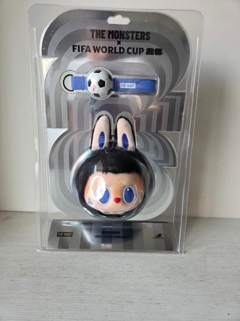 Labubu The Monsters x FIFA World Cup 26 sleutelhanger, Ophalen of Verzenden, Nieuw