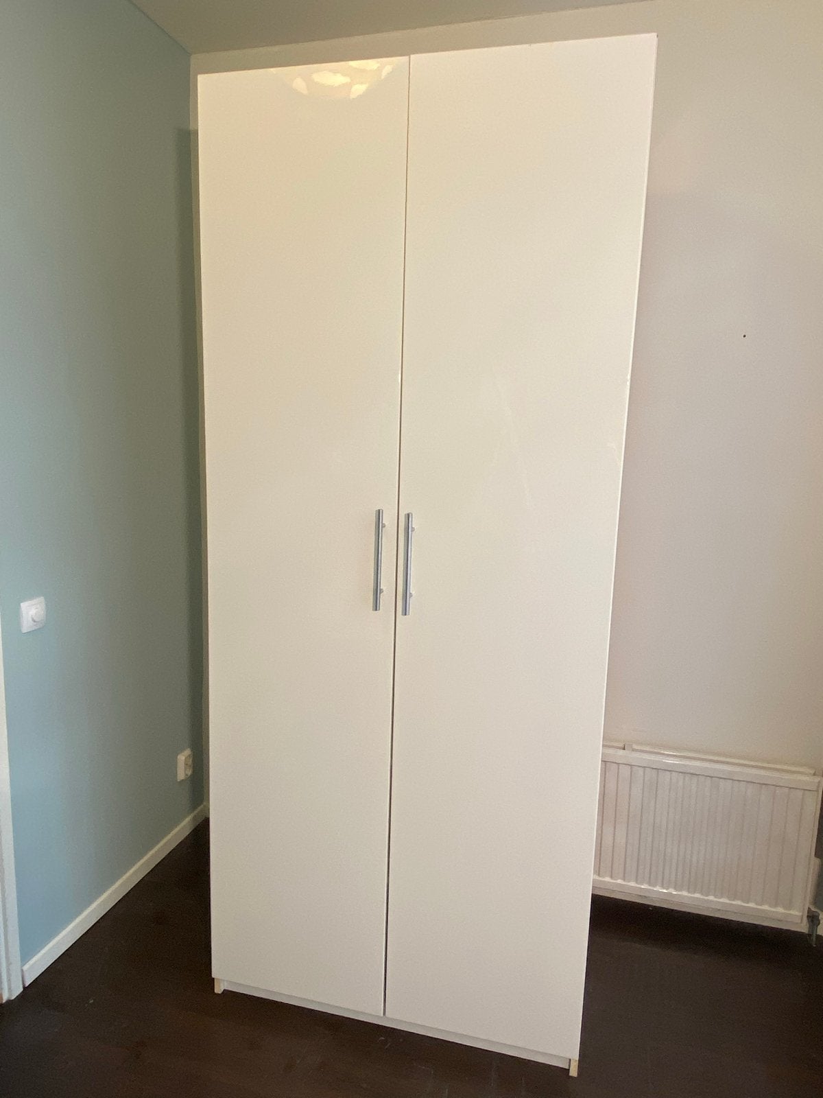 IKEA PAX kledingkast 100x60x236 cm hoogglans wit + 6 planken, Ophalen, Overige materialen, Gebruikt, 200 cm of meer