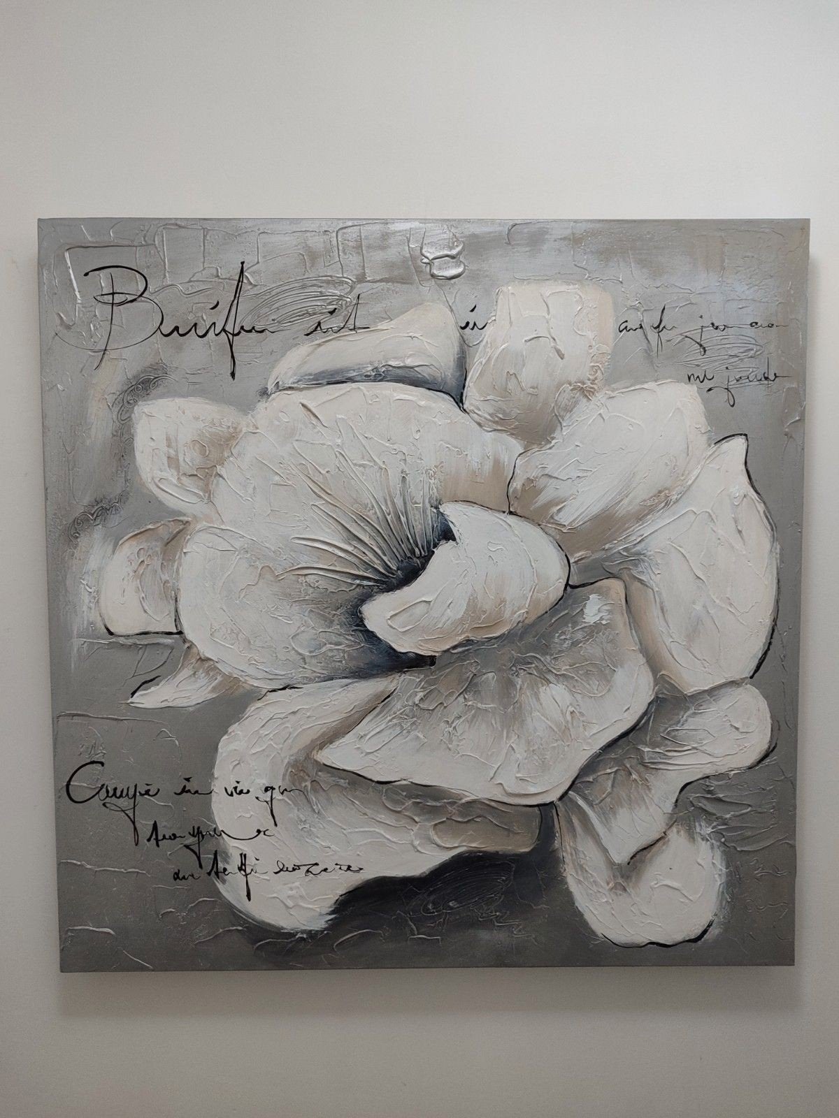 Canvas met roos, schilderij, Ophalen