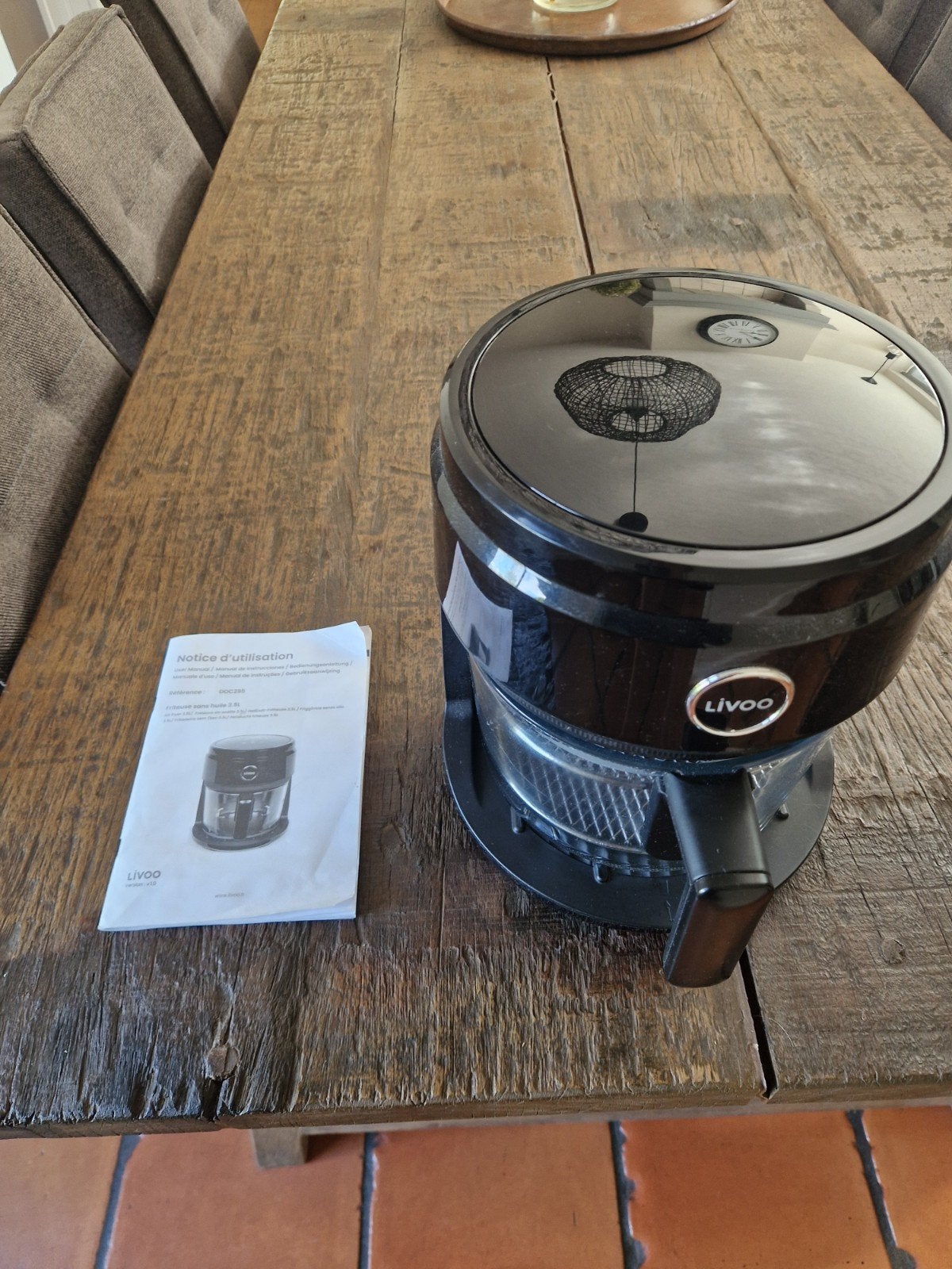 Livoo Airfryer - Zo goed als nieuw, Ophalen of Verzenden, Zo goed als nieuw, Airfryer, Minder dan 750 gram