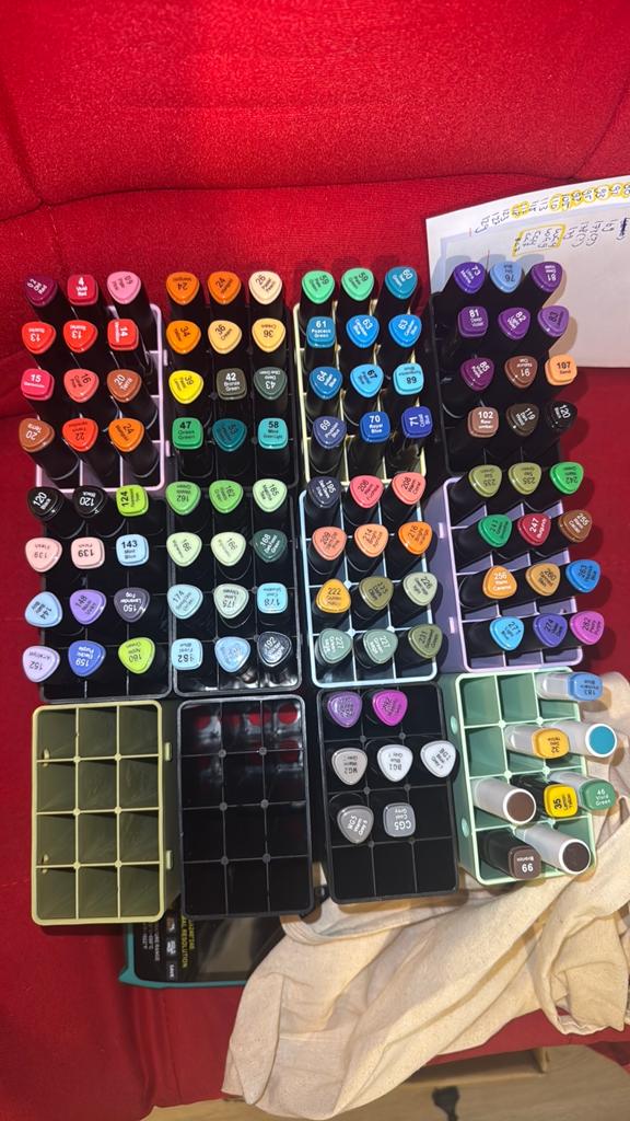 Decotime Twinmarkers - Los of Set, Ophalen, Gebruikt, Potlood of Stift