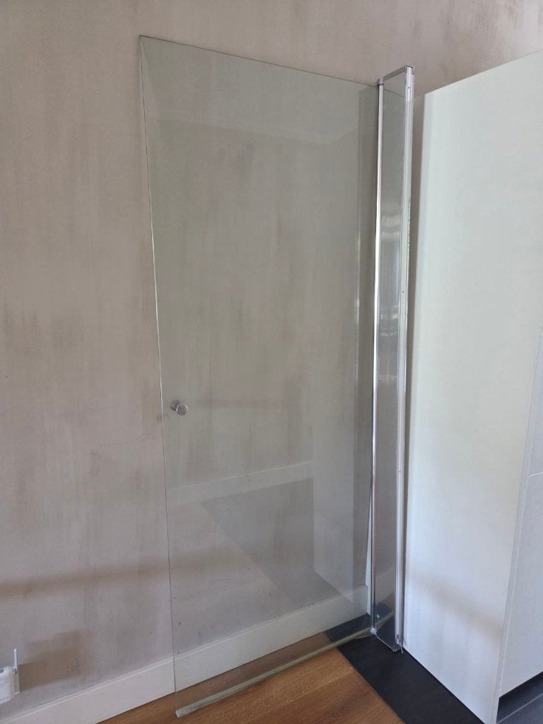 Glazen douchedeur, Ophalen, Gebruikt, Glas, Douche