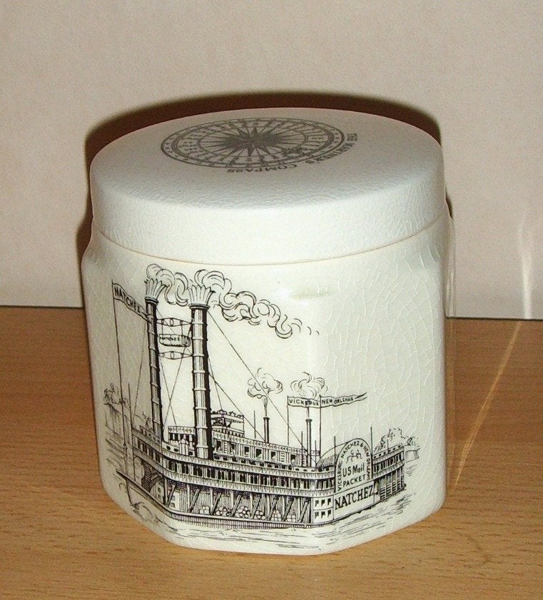 Hanley Staffordshire Retro Keramiek marmalade potje 60jaren, Ophalen of Verzenden