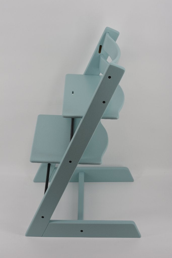 Stokke Tripp Trapp Aqua Blue – Tripp Trapp, Ophalen of Verzenden, Zo goed als nieuw, Meegroeistoel, Aanschuifbaar