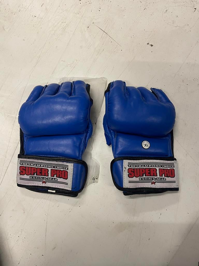 Nieuwe Super Pro MMA handschoenen leer XL, Overige, Maat XL, Vechtsportbescherming, Ophalen of Verzenden