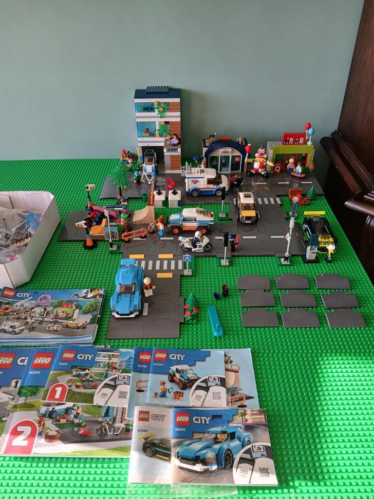 Partij LEGO City sets 2x60304 60291 60290 60383 60233 60285, Ophalen, Lego, Compleet, Complete set