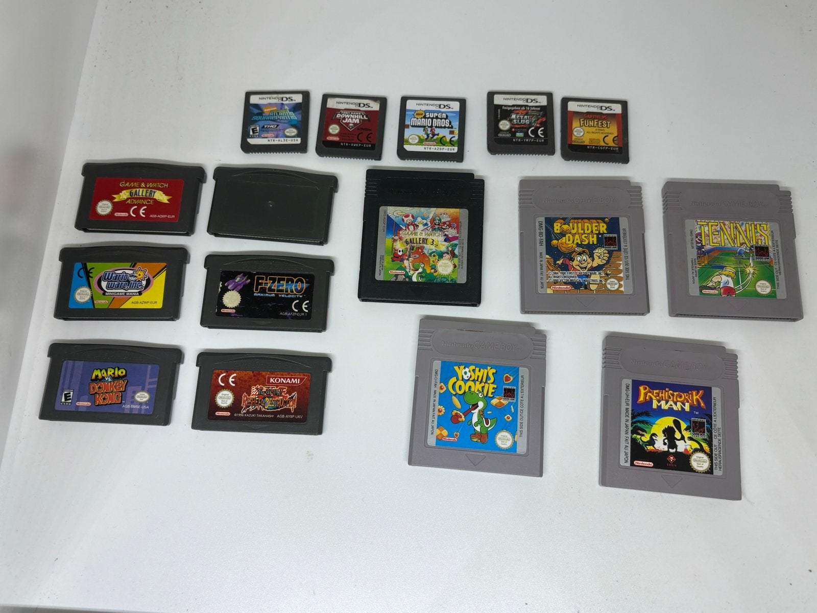 Nintendo DS en Game Boy spellen 16x, Spelcomputers en Games, Games | Nintendo Game Boy, Gebruikt, Overige genres, 1 speler, Ophalen of Verzenden