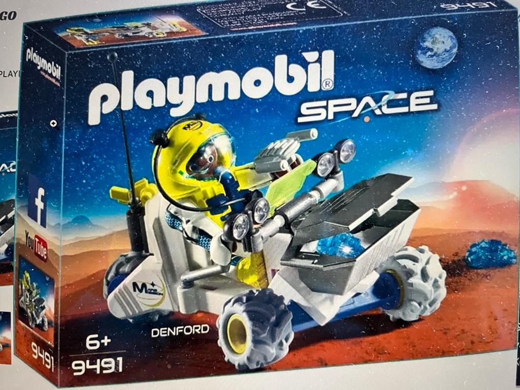 Playmobil Space Rover 9491 met astronaut, Kinderen en Baby's, Speelgoed | Playmobil, Ophalen of Verzenden, Gebruikt, Complete set