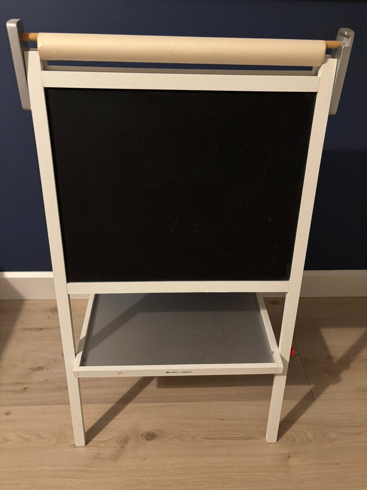 Krijtbord + magneetbord. Wit/zilver, Ophalen, Zo goed als nieuw, Krijtbord