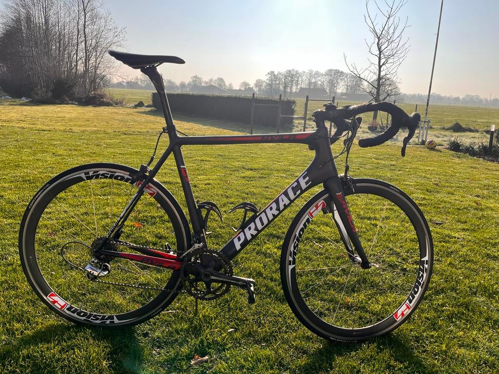 Prorace Avila racefiets met Campagnolo Athena 2x11 speed, 28 inch, Gebruikt, Carbon, Heren