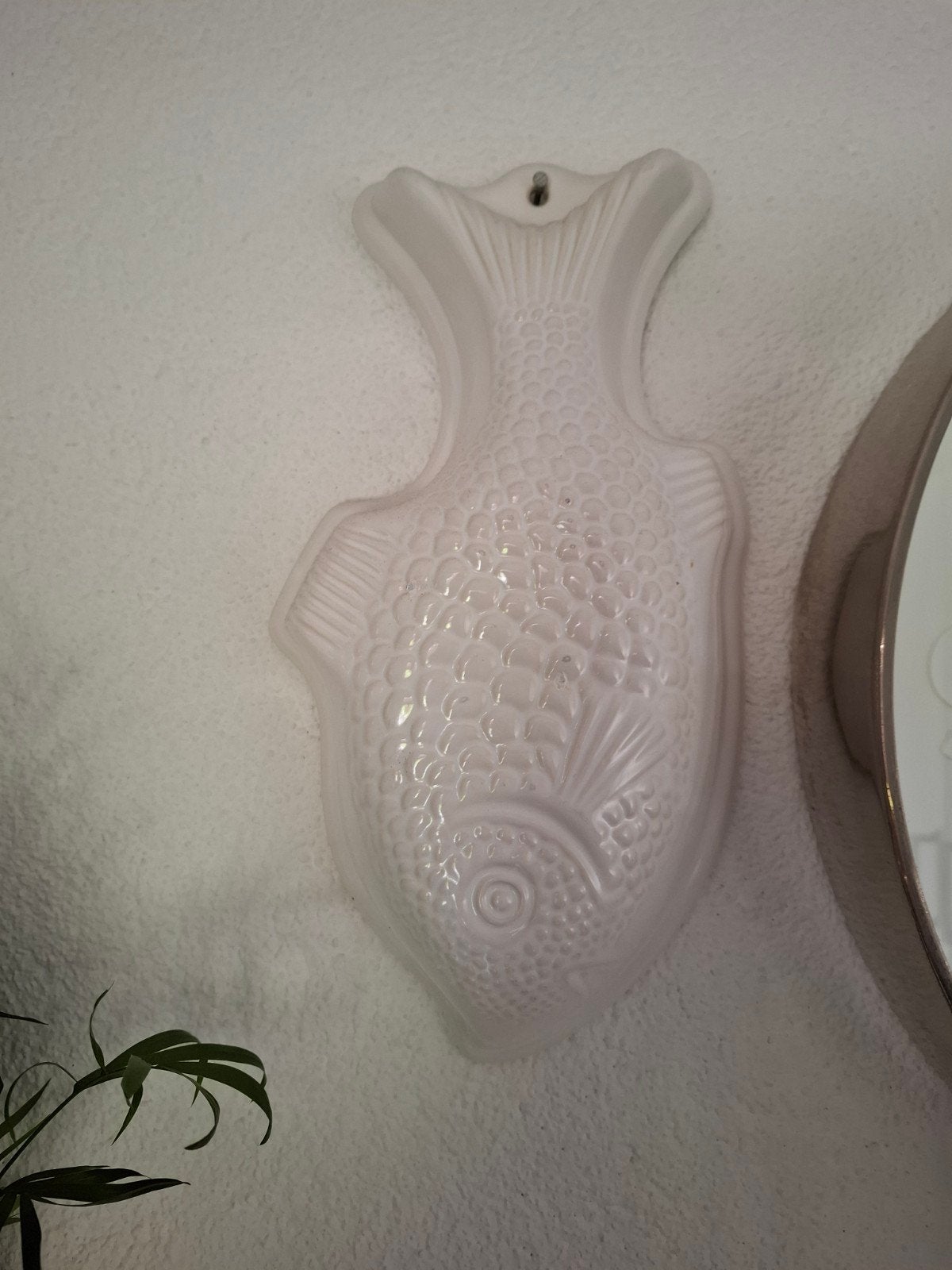 vintage puddingvorm vis 30cm, Huis en Inrichting, Woonaccessoires | Vazen, Ophalen of Verzenden, Zo goed als nieuw