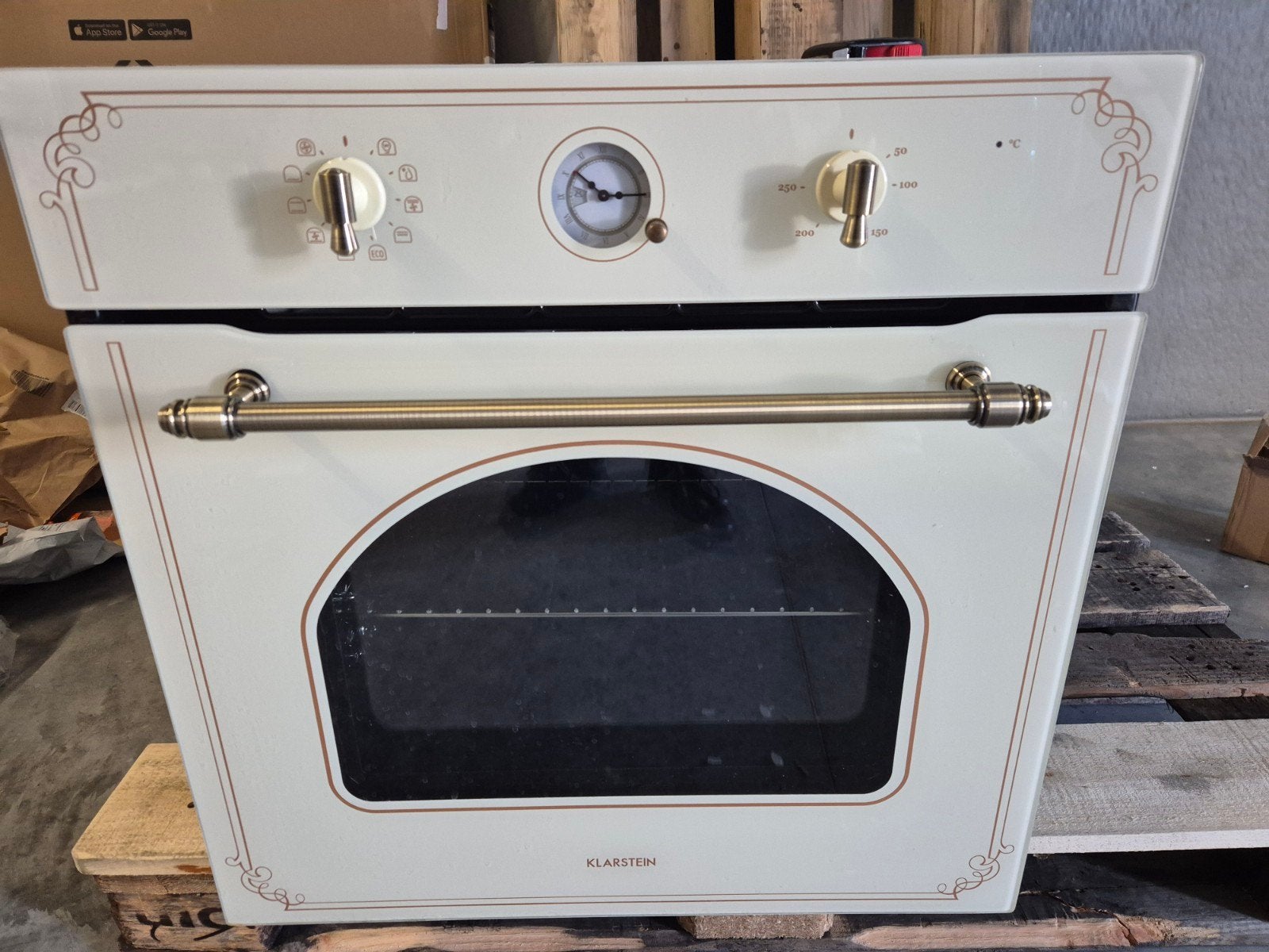 Nieuwe retro oven met grillfunctie - Klarstein Victoria, Overige merken, Nieuw, Ophalen of Verzenden, Oven met grill