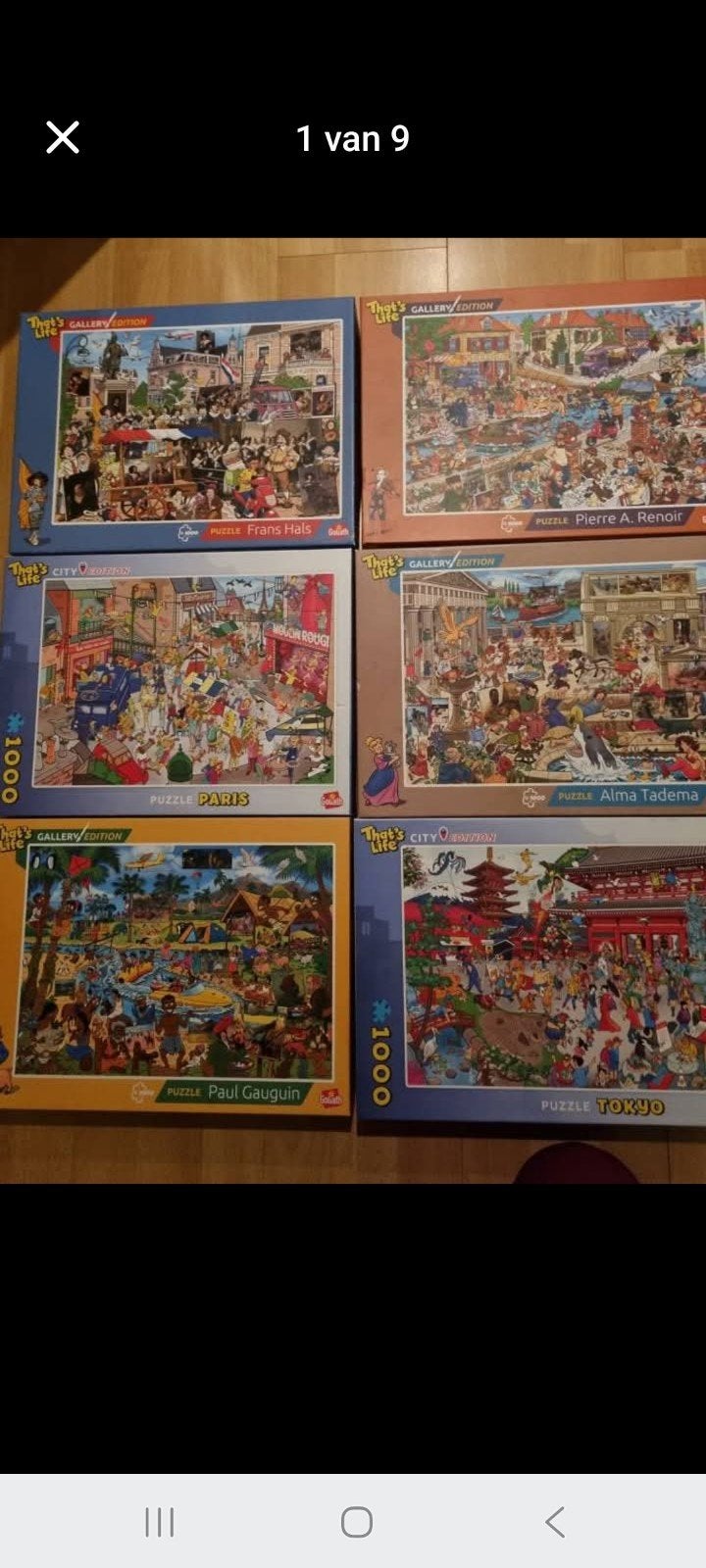 6 puzzels van That's Life limited edition., Ophalen of Verzenden, 500 t/m 1500 stukjes, Zo goed als nieuw, Legpuzzel