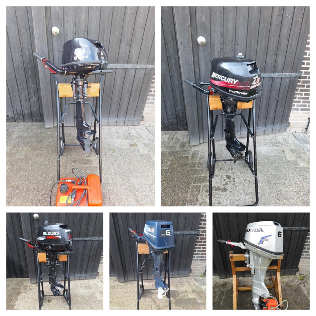 5x BUITENBOORDMOTOR 4TAKT EN 2TAKT VAN 4PK TOT 6PK 🛥⚓️🚤, Ophalen, Gebruikt, Viertaktmotor, Buitenboordmotor