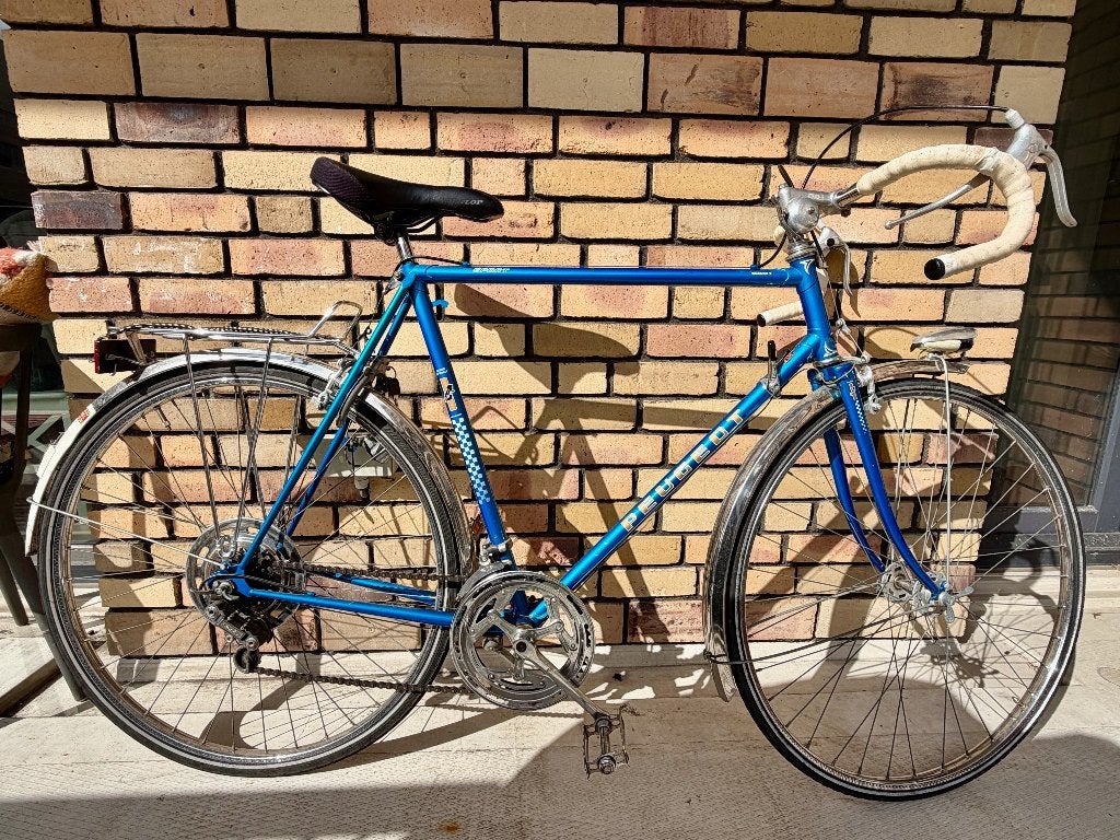 Vintage Peugeot Record du Monde Sport 1989 – 60 cm, 28 inch, Gebruikt, 10 tot 15 versnellingen, Velgrem
