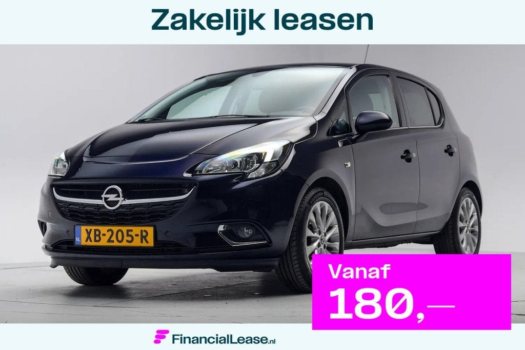 Opel Corsa 1.0 Turbo Online Edition [Navi Cruise Camera ], Voorwielaandrijving, Gebruikt, Blauw, Origineel Nederlands