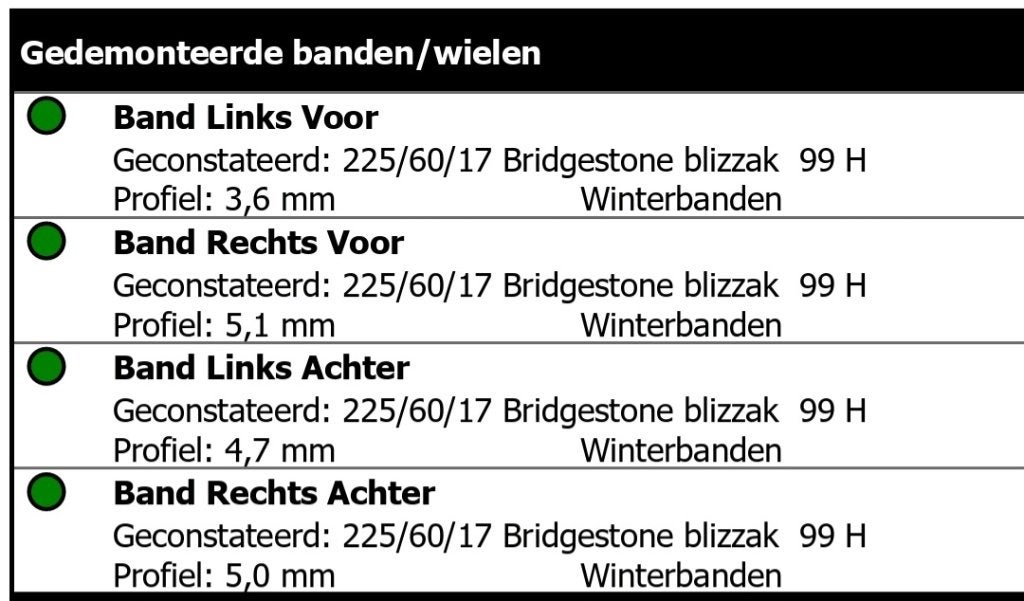 Winterbanden, Ophalen